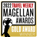 Magellan Awards, Gold Award winner, 2022 Travel Weekly logo