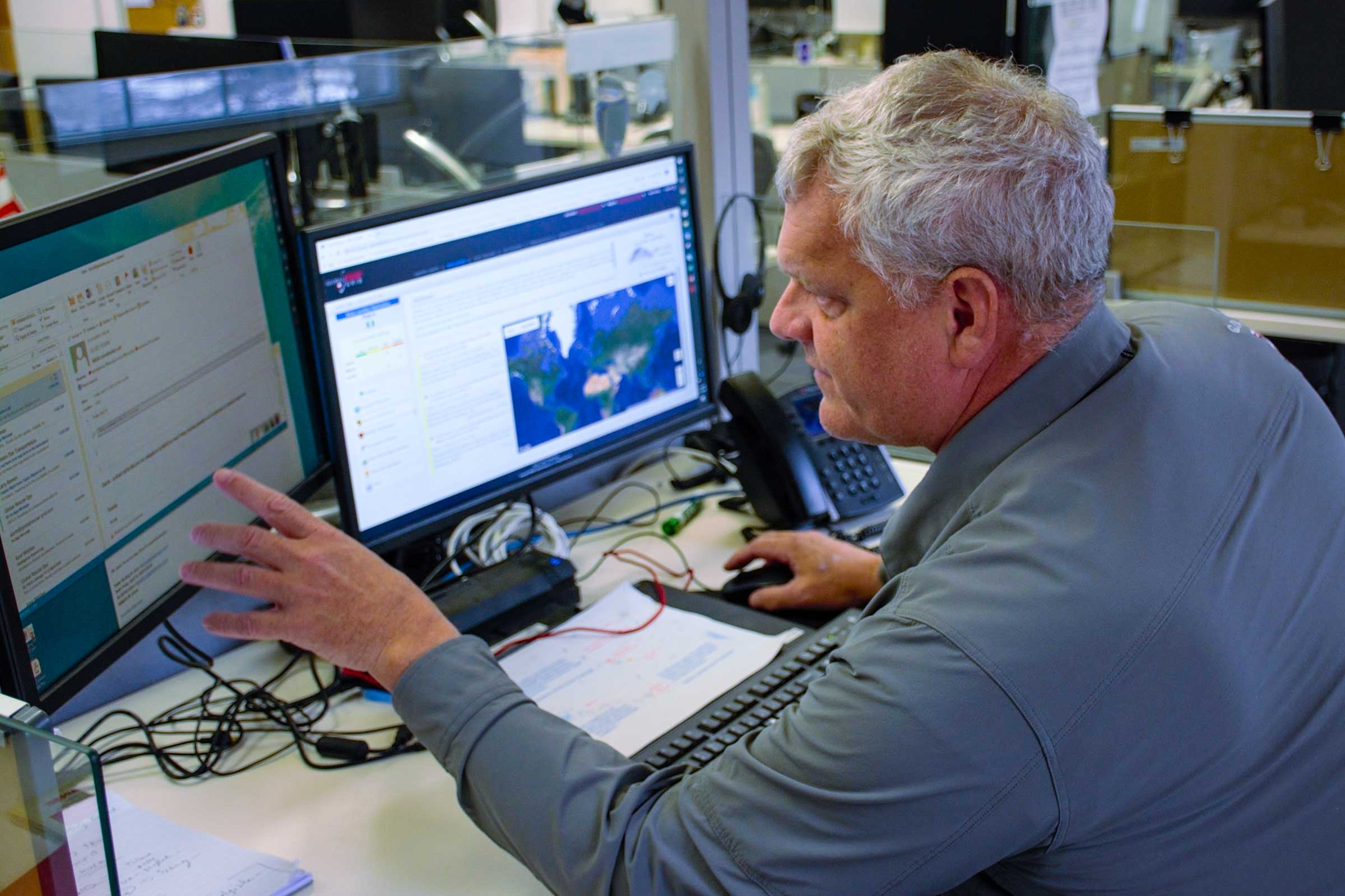 harding-Bush-in-operations-center