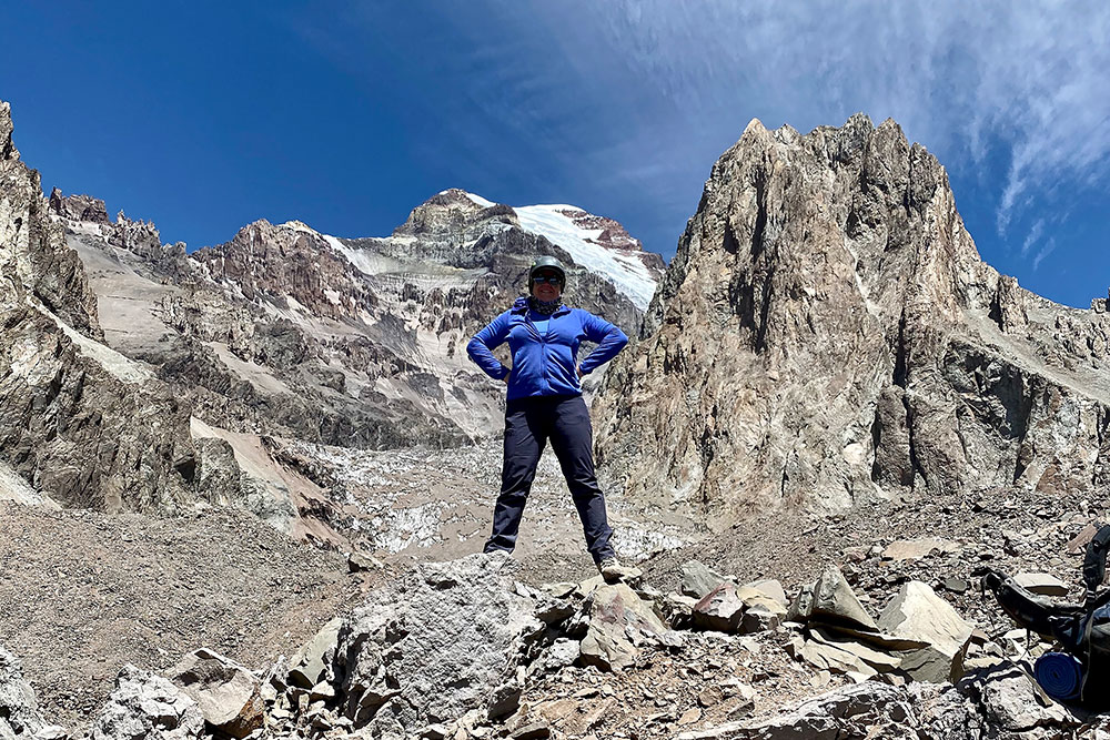 Respirar con dificultad en el Aconcagua
